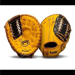 Franklin Sports Field Master Baseball Glove 125 Right Hand Throw Synthetic Le...